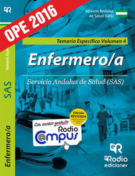 ENFERMERO/A DEL SAS. TEMARIO ESPEC�FICO. VOL. 4