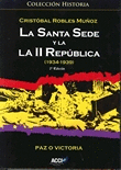 LA SANTA SEDE Y LA II REPBLICA (1934-1939)