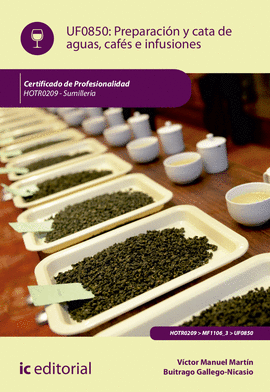 PREPARACI�N Y CATA DE AGUAS, CAF�S E INFUSIONES. HOTR0209 - SUMILLER�A