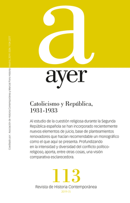 CATOLICISMO Y REPBLICA, 1931-1933