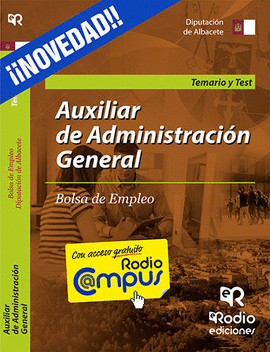 BOLSA DE EMPLEO. AUXILIAR DE ADMINISTRACI�N GENERAL DE LA DIPUTACI�N DE ALBACETE