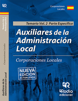 AUXILIARES DE LA ADMINISTRACI�N LOCAL. PARTE ESPEC�FICA. VOLUMEN 2