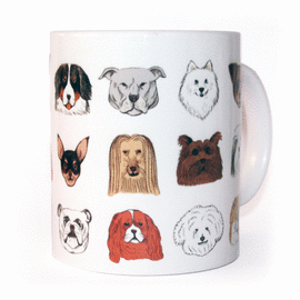 TAZA PERROS BAJO LA LUPA DE LOS CIENT�FICOS