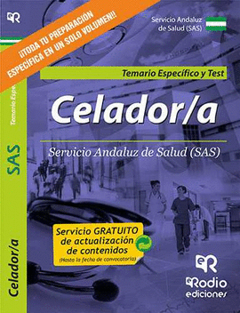 CELADOR/A DEL SAS. TEMARIO ESPECͭFICO Y TEST.