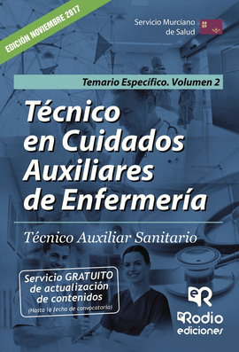 T�CNICO EN CUIDADOS AUXILIARES DE ENFERMER�A. SERVICIO MURCIANO DE SALUD. TEMARI