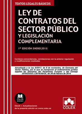 LEY DE CONTRATOS DEL SECTOR PBLICO Y LEGISLACIN COMPLEMENTARIA