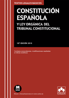 CONSTITUCI�N ESPA�OLA Y LEY ORG�NICA DEL TRIBUNAL CONSTITUCIONAL