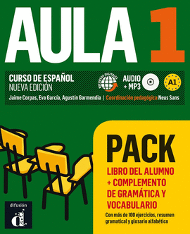 AULA 1 PACK LIBRO + COMPLEMENTO DE GRAMTICA Y VOCABULARIO