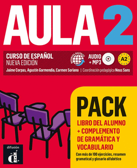 AULA 2 PACK LIBRO + COMPLEMENTO DE GRAMTICA Y VOCABULARIO