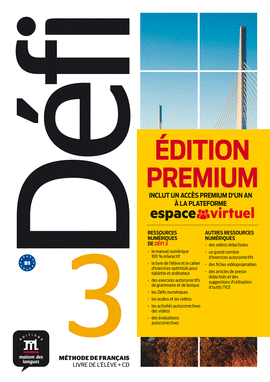 DFI 3 - LIVRE DE L'LEVE PREMIUM. B1