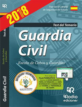 GUARDIA CIVIL. ESCALA DE CABOS Y GUARDIAS. TEST DEL TEMARIO. QUINTA EDICI�N