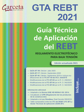 GUIA TECNICA DE APLICACION DEL REBT - GTA REBT 2021