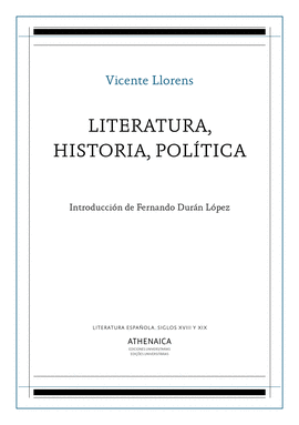 LITERATURA, HISTORIA, POL�TICA