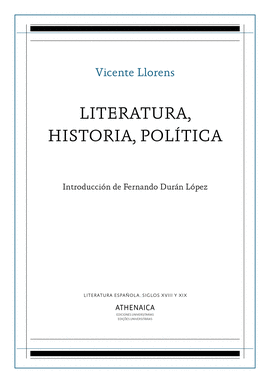 LITERATURA, HISTORIA, POLTICA