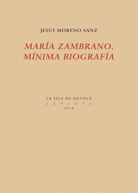 MARIA ZAMBRANO.MINIMA BIOGRAFIA