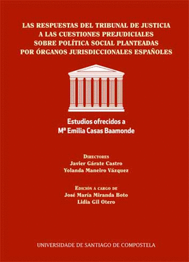 LAS RESPUESTAS DEL TRIBUNAL DE JUSTICIA A LAS CUESTIONES PREJUDIC
