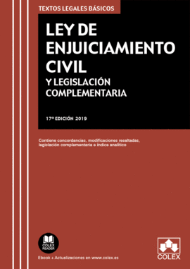 LEY DE ENJUICIAMIENTO CIVIL Y LEGISLACIN COMPLEMENTARIA