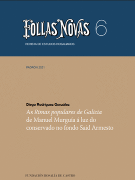 AS RIMAS POPULARES DE GALICIA DE MANUEL MURGU�A