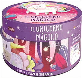 UNICORNIO MAGICO. LIBRO Y PUZLE GIGANTE