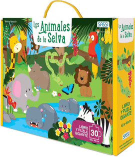 LOS ANIMALES DE LA SELVA. 30 PIEZAS. CON PUZZLE EDIC. ILUSTRADO (ESPA�OL)