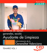 SERVICIOS DE APOYO GENERALES AYUDANTES DE LIMPIEZA VALENCIA TEMARIO 1