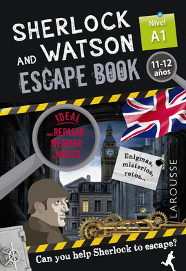 SHERLOCK & WATSON. ESCAPE BOOK PARA REPASAR INGLS. 11-12 AOS