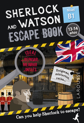 SHERLOCK & WATSON. ESCAPE BOOK PARA REPASAR INGLS. 13-14 AOS