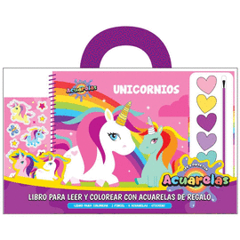 ACUARELAS UNICORNIOS FANTASA