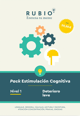 PACK ESTIMULACI�N COGNITIVA. NIVEL 1 (DETERIORO LEVE)