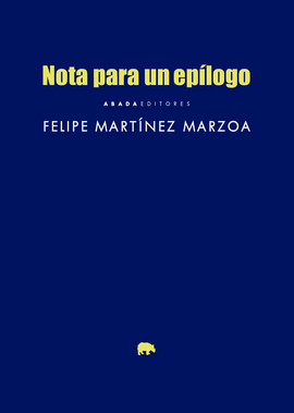 NOTA PARA UN EP�LOGO