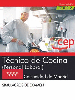 TÉCNICO DE COCINA (PERSONAL LABORAL). COMUNIDAD DE MADRID. SIMULA