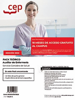 PACK TEORICO AUXILIAR ENFERMERIA SERVICIO CANTABRO SALUD