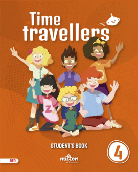 TIME TRAVELLERS 4 RED STUDENT'S BOOK ENGLISH 4 PRIMARIA (MUR)