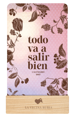 CALENDARIO MESA DE TARJETAS 2027 - LA VECINA RUBIA