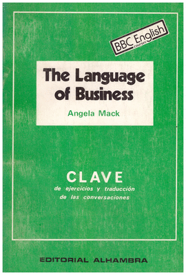 THE LANGUAGE OF BUSINESS