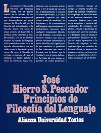 PRINCIPIOS DE FILOSOFA DEL LENGUAJE.