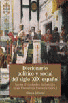 DICCIONARIO POL�TICO Y SOCIAL DEL SIGLO XIX ESPA�OL