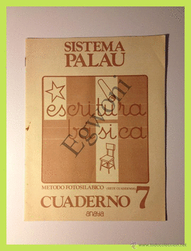 SISTEMA PALAU CUADERNO 7 ESCRITURA BASICA ANAYA
