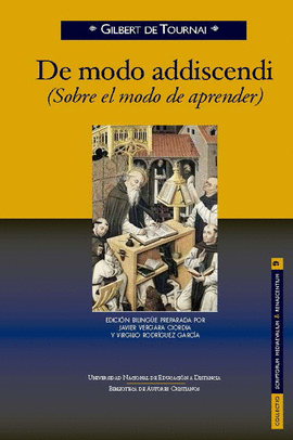 DE MODO ADDISCENDI (SOBRE EL MODO DE APRENDER).(BILING�E)