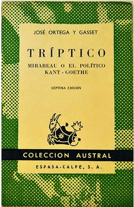 TRIPTICO. MIRABEAU O EL POLITICO