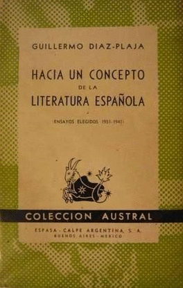 HACIA UN CONCEPTO DE LA LITERATURAESPA�OLA