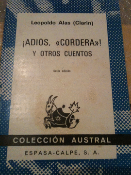 ADIS, CORDERA! Y OTROS CUENTOS