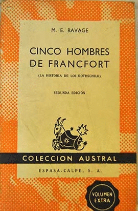 CINCO HOMBRES DE FRANCFORT HISTORIA DE LOS ROTCHSCHILD