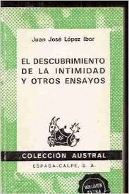 EL DESCUBRIMIENTO DE LA INTIMIDAD Y OTROS ENSAYOS