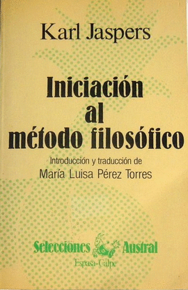 INICIACIN AL MTODO FILOSFICO