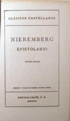 EPISTOLARIO