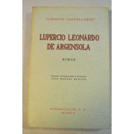 RIMAS DE LUPERCIO LEONARDO DE ARGENSOLA
