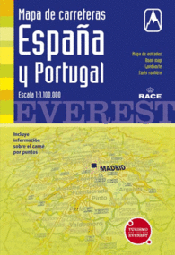 ESPAA Y PORTUGAL MAPA DE CARRETERA