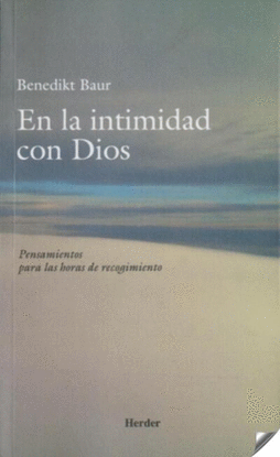 EN LA INTIMIDAD CON DIOS