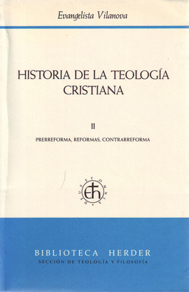 HISTORIA DE LA TEOLOG�A CRISTIANA